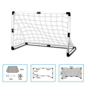 2Pcs Mini football ball Soccer Goal Folding Post football net + Pump Kids Sport Indoor Outdoor Games Toys Kids soccer ball Goal