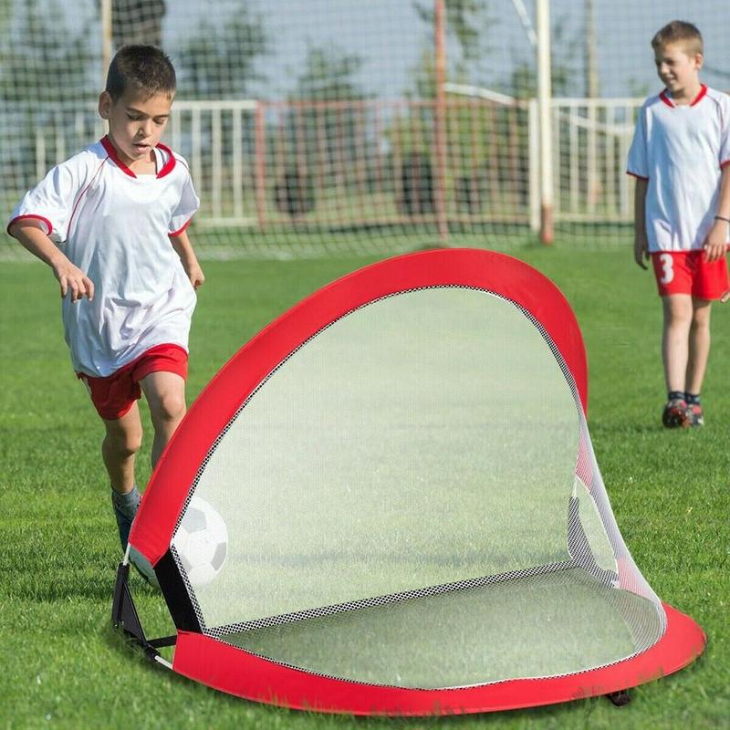 5 colors Soccer Football Goal Net Folding Training Goal Net Tent Kids Indoor Outdoor Play Toy