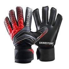 Load image into Gallery viewer, Kids Adults goalkeeper gloves Strong Finger Protection soccer Thickened Latex Goal Keeper Gloves De Futebol Goalie Gloves