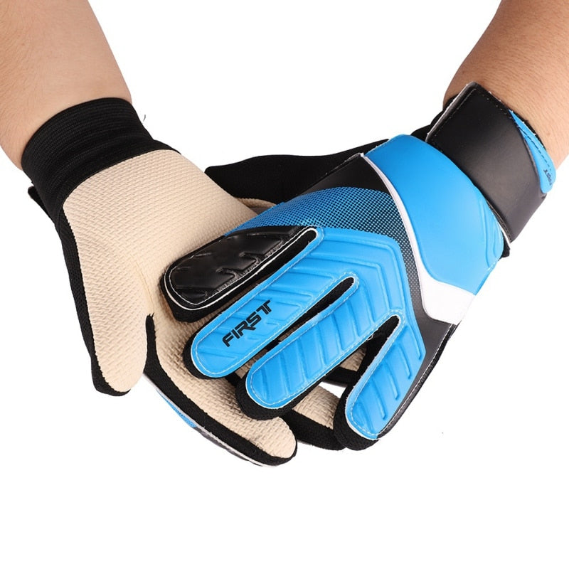 Soccer Football Goalkeeper Gloves Full Finger Goalie Gloves Boys Girls Anti Slip Wrist Wrap Football Fitness Gym Sportswear