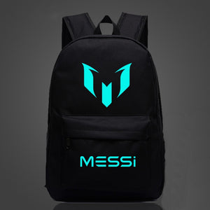 Hot Barcelona Messi LOGO Sports Backpackers Shoulder Bag Multicolor Men and Women Academy Wind Travelling Soccer Bags New