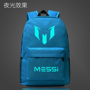 Hot Barcelona Messi LOGO Sports Backpackers Shoulder Bag Multicolor Men and Women Academy Wind Travelling Soccer Bags New