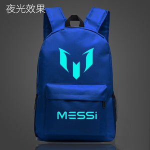 Hot Barcelona Messi LOGO Sports Backpackers Shoulder Bag Multicolor Men and Women Academy Wind Travelling Soccer Bags New