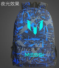 Load image into Gallery viewer, Hot Barcelona Messi LOGO Sports Backpackers Shoulder Bag Multicolor Men and Women Academy Wind Travelling Soccer Bags New