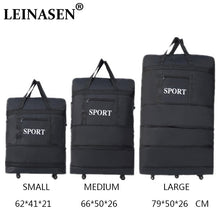 Load image into Gallery viewer, 2019 LEINASEN wholesale ultra-light luggage travel bag large capacity universal wheels retractable folding tug box