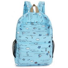 Load image into Gallery viewer, Cute children&#39;s bag cartoon print girl backpack fashion new portable travel shoulder bag