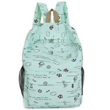 Load image into Gallery viewer, Cute children&#39;s bag cartoon print girl backpack fashion new portable travel shoulder bag