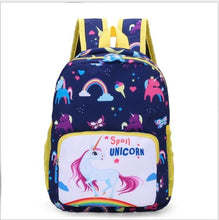 Load image into Gallery viewer, New Unicorn Kids School Bags For Boys&amp;Girls Kindergarten School Backpacks for Children Animals Kids School Bag Mochila Infantil