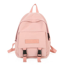 Load image into Gallery viewer, Hot New Fashion Backpack Solid Color School Bags For Teenage Girl Casual Travel Backpack Big Capacity Canvas Bag Women Bagpack