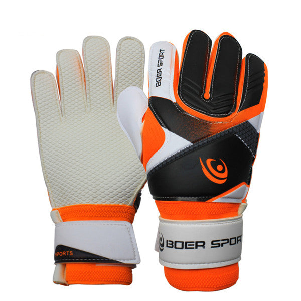 Youth football match with goal keeper gloves thick latex non-slip gloves  training gloves Football supplies