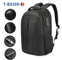 Load image into Gallery viewer, Tigernu Splashproof 15.6inch Laptop Backpack NO Key TSA Anti Theft Men Backpack Travel Teenage Backpack bag male bagpack mochila