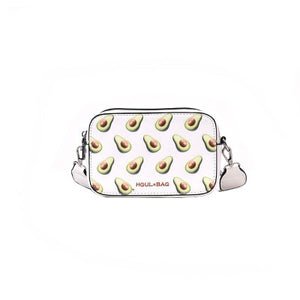 Litthing Fruit Avocado Handbag Small Box Shape Shoulder Bag Pink Strawberry Crossbody Bag Watermelon Bag Fashion Messenger Bag