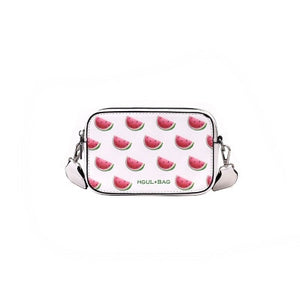 Litthing Fruit Avocado Handbag Small Box Shape Shoulder Bag Pink Strawberry Crossbody Bag Watermelon Bag Fashion Messenger Bag