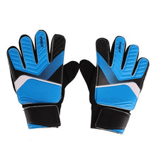 Load image into Gallery viewer, Full Finger Goalie Gloves Boy Girl Kids Children Rubber Anti Slip Wrist Wrap Soccer Football Apparel Accessories For Goalkeeper