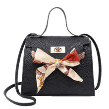 Load image into Gallery viewer, 2019 Hot Sale Women Fashion Lock Shoulder Crossbody Bag PU Leather Fashion With Ribbon WML99