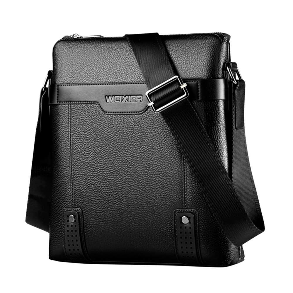 Vintage High Quality PU Leather Men Casual  Messenger Crossbody Bag Business Men's Handbag Bags for gift Men's Small Briefcase