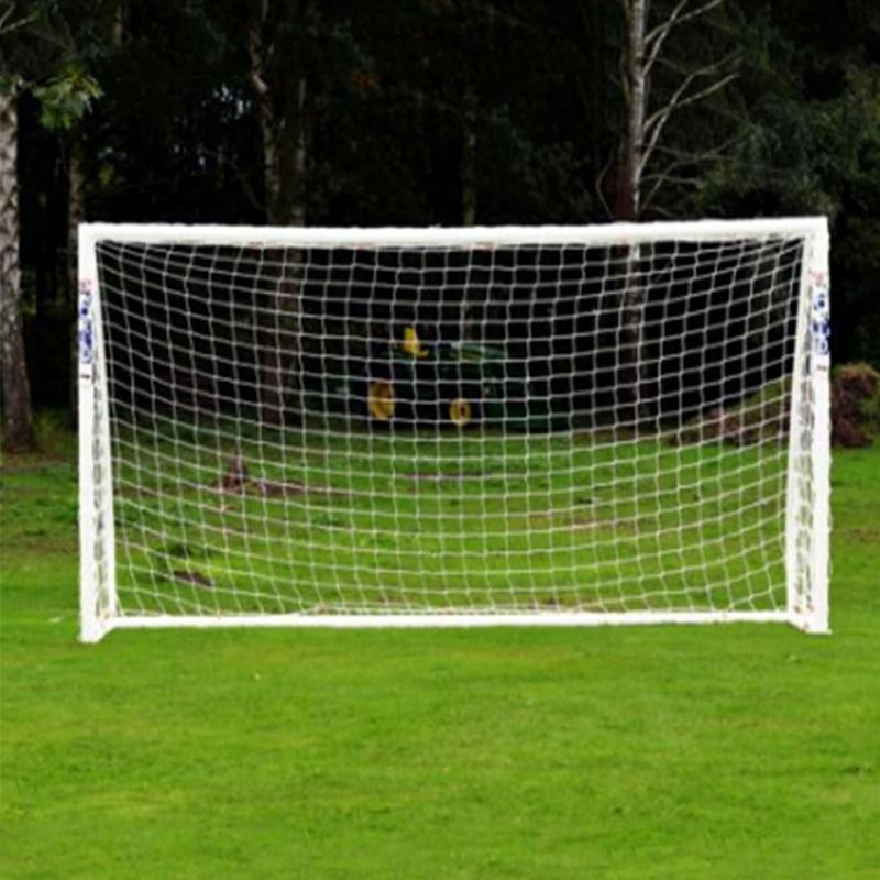 12x6ft Full Size Football Soccer Goal Post Net Sports Match Training Junior New Polypropylene Fiber