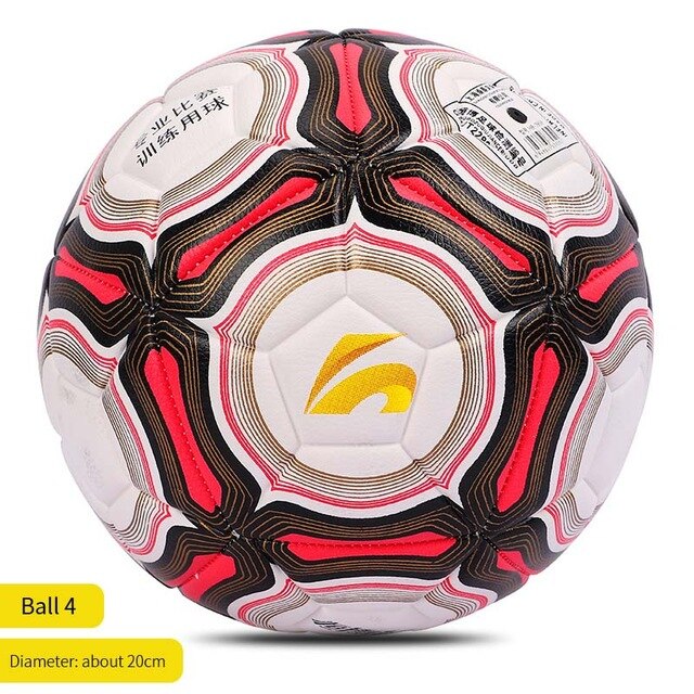 HENBOO Size 4 Size 5 Soccer Ball Official Goal League Ball Training Ball Football PVC Butyl Internal Bladder Outdoor Sports