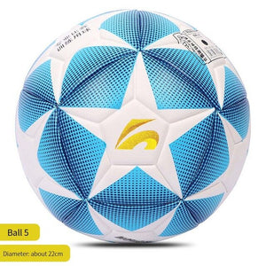 HENBOO Size 4 Size 5 Soccer Ball Official Goal League Ball Training Ball Football PVC Butyl Internal Bladder Outdoor Sports