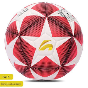 HENBOO Size 4 Size 5 Soccer Ball Official Goal League Ball Training Ball Football PVC Butyl Internal Bladder Outdoor Sports