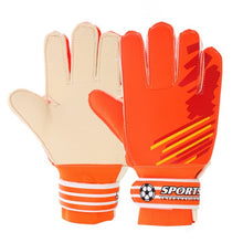 Load image into Gallery viewer, NEW Outdoor Anti-Slip Sports Football Entry-Level Children Kid Goalkeeper Gloves Goalkeeper Football Finger Embossed Gloves