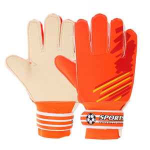 NEW Outdoor Anti-Slip Sports Football Entry-Level Children Kid Goalkeeper Gloves Goalkeeper Football Finger Embossed Gloves