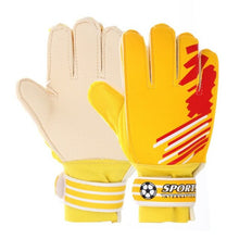 Load image into Gallery viewer, NEW Outdoor Anti-Slip Sports Football Entry-Level Children Kid Goalkeeper Gloves Goalkeeper Football Finger Embossed Gloves