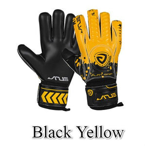 JANUS Professional Soccer Goalkeeper Gloves With Finger Protection Thickened 4mm Latex Football Goalie Gloves Goal keeper Gloves