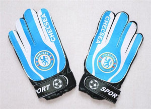 Children Football Fans Goalkeeper Gloves,Non-slip Foaming PU Leather Soccer Gloves,Suitable for 7-15 age Boys Goalie Gloves