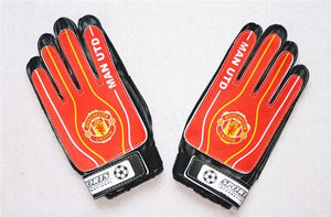 Children Football Fans Goalkeeper Gloves,Non-slip Foaming PU Leather Soccer Gloves,Suitable for 7-15 age Boys Goalie Gloves