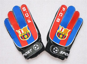 Children Football Fans Goalkeeper Gloves,Non-slip Foaming PU Leather Soccer Gloves,Suitable for 7-15 age Boys Goalie Gloves