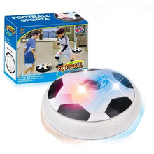 Load image into Gallery viewer, Floating LED Football Toys Air Power Soccer Disc Hovering Football Game Light Toy Flashing Ball Toys with Soccer goals