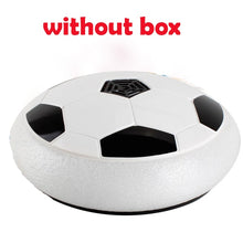 Load image into Gallery viewer, Floating LED Football Toys Air Power Soccer Disc Hovering Football Game Light Toy Flashing Ball Toys with Soccer goals