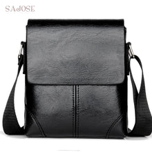 Load image into Gallery viewer, Men Crossbody Bag Fashion Leather Shoulder Bag Casual Black Business Mens Hand bag For Phone High Quality Travel Drop Shipping