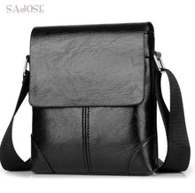 Load image into Gallery viewer, Men Crossbody Bag Fashion Leather Shoulder Bag Casual Black Business Mens Hand bag For Phone High Quality Travel Drop Shipping