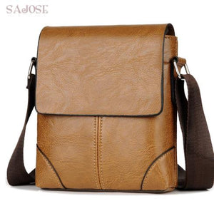 Men Crossbody Bag Fashion Leather Shoulder Bag Casual Black Business Mens Hand bag For Phone High Quality Travel Drop Shipping