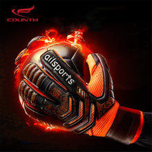 Load image into Gallery viewer, Men Professional Football Goalkeeper Gloves Finger Protection Goal Thickened Latex Soccer Gloves for futbol futebol Goalkeeper