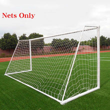 Load image into Gallery viewer, Full Size Football Net For Soccer Goal Post Junior Sports Training 1.8m x 1.2m 3m x 2m Football Net Soccer Net