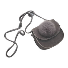 Load image into Gallery viewer, FGGS New Children Girls Cute Hairball Leather Messenger Bag Handbag Shoulder Bag for Baby Girls Mini Crossbody Bag