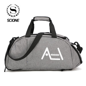 Scione Large Multifunction Travel Sports Handbag Men Women High Quality Crossbody Bags Luggage Suitcase Casual Outdoor Backpack