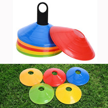 Load image into Gallery viewer, 10pcs/set High Quality Soccer Training Sign Dish Pressure Resistant Cones Marker Discs Marker Bucket PVC Sports Accessories