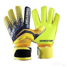 Load image into Gallery viewer, Men Professional Football Goalkeeper Gloves Finger Protection Goal Thickened Latex Soccer Gloves for futbol futebol Goalkeeper