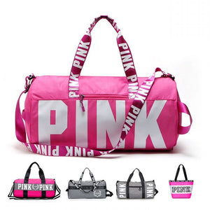 2019 Men Women Travel Bag Shoulder Bag  Portable Large capacity waterproof Pink Women Handbag duffel Bag VS bag Weekend package