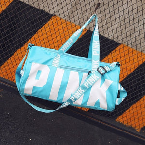 2019 Men Women Travel Bag Shoulder Bag  Portable Large capacity waterproof Pink Women Handbag duffel Bag VS bag Weekend package