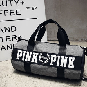 2019 Men Women Travel Bag Shoulder Bag  Portable Large capacity waterproof Pink Women Handbag duffel Bag VS bag Weekend package